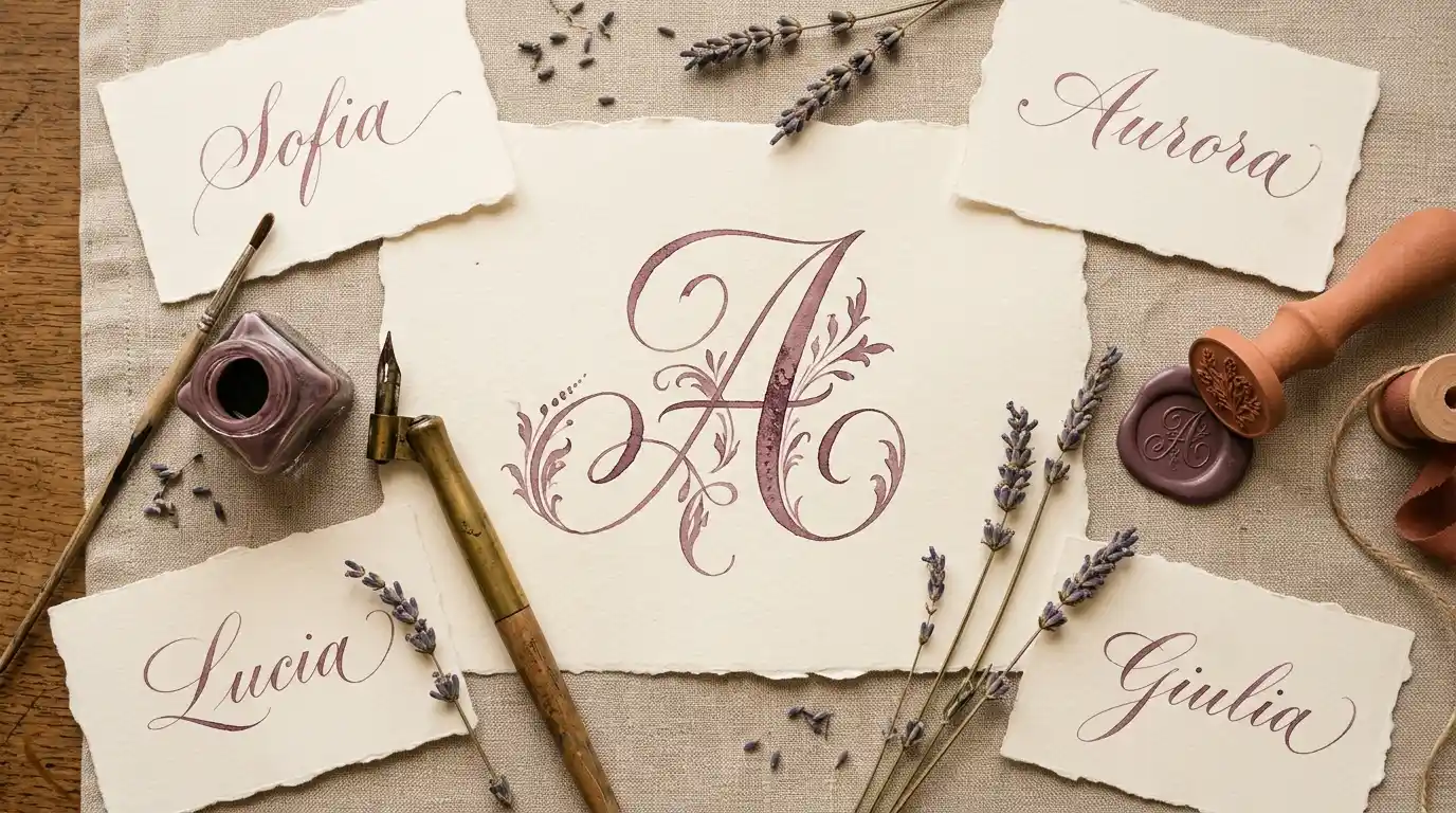 Why many Italian girl names end with the letter A — Latin grammar and feminine endings explained